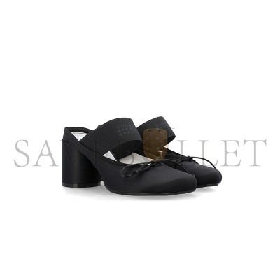 MM6 MAISON MARGIELA WOMAN BLACK MULES S59WP0200P5560 MM6 MAISON MARGIELA WOMAN BLACK MULES S59WP0200P5560